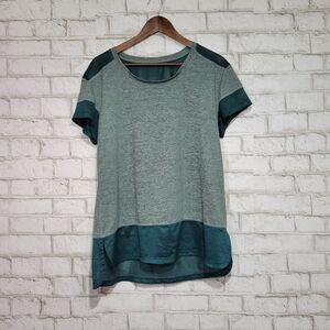 Champion‎ green mesh athletic tee